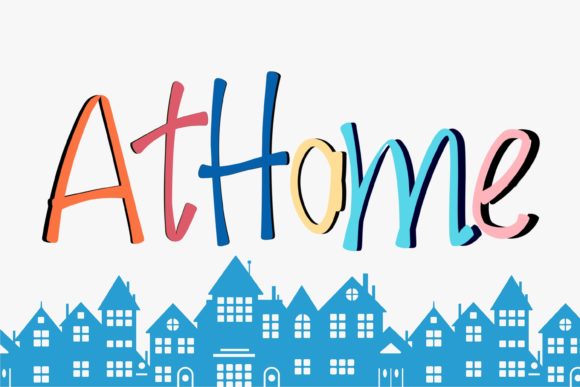 At Home: A Friendly Font for Campaigns