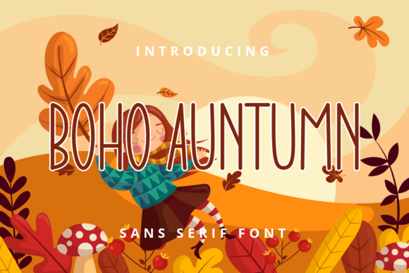 Boho Auntumn: A Font for Calm Design