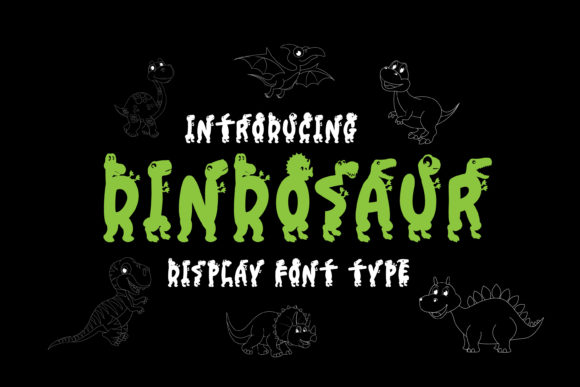 Dindosaur: A Cute Decorative Font