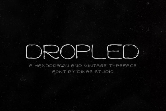 Dropled: A Handwritten Font for Creative Makers