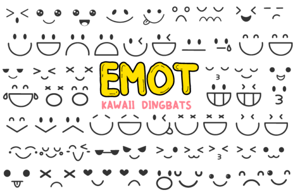 Emot: A Fun Font for Creative Campaigns