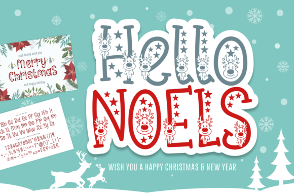 Hello Noels Font: Festive Typography for Web Design