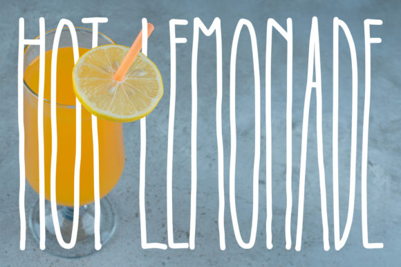 Hot Lemonade Font for Creative Projects