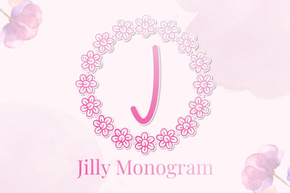 Jilly Monogram: A Charming Decorative Font