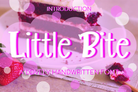 Little Bite Font for Editorial Design