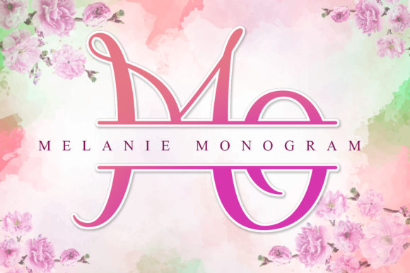 Melanie Monogram: A Charming Decorative Font
