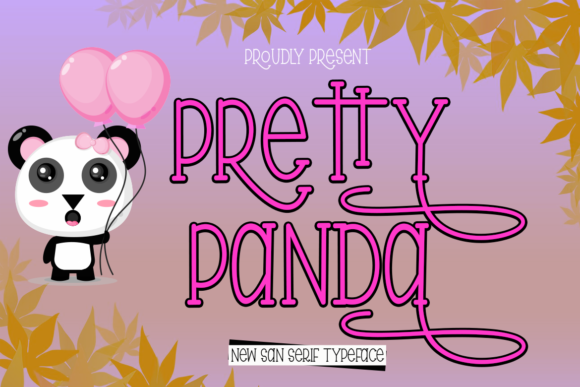 Pretty Panda Font for Editorial Design