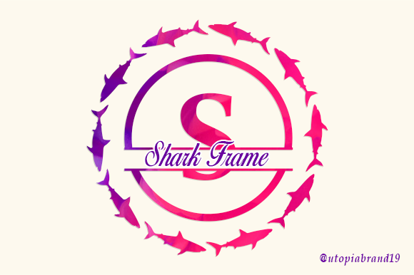 Shark Frame Monogram Font