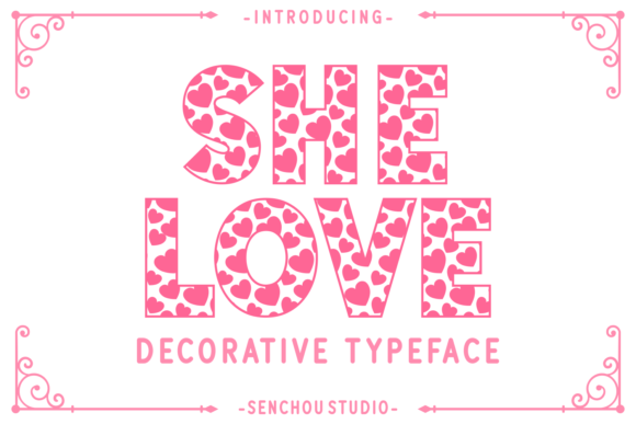 She Love Font for Business Branding