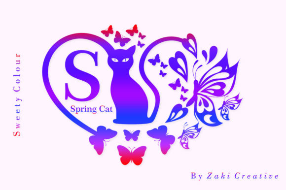Spring Cat Font for Web Design