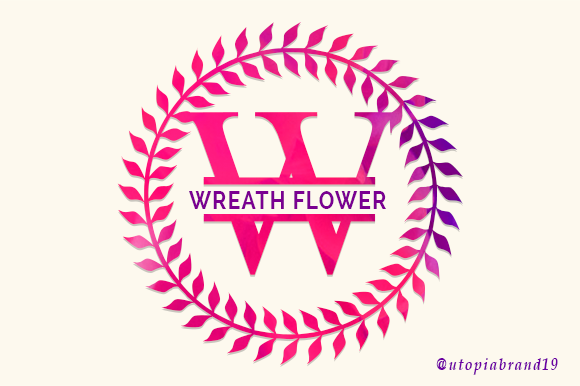 Wreath Flower Monogram Font