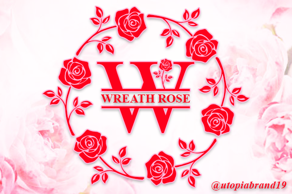 Wreath Rose Monogram Font
